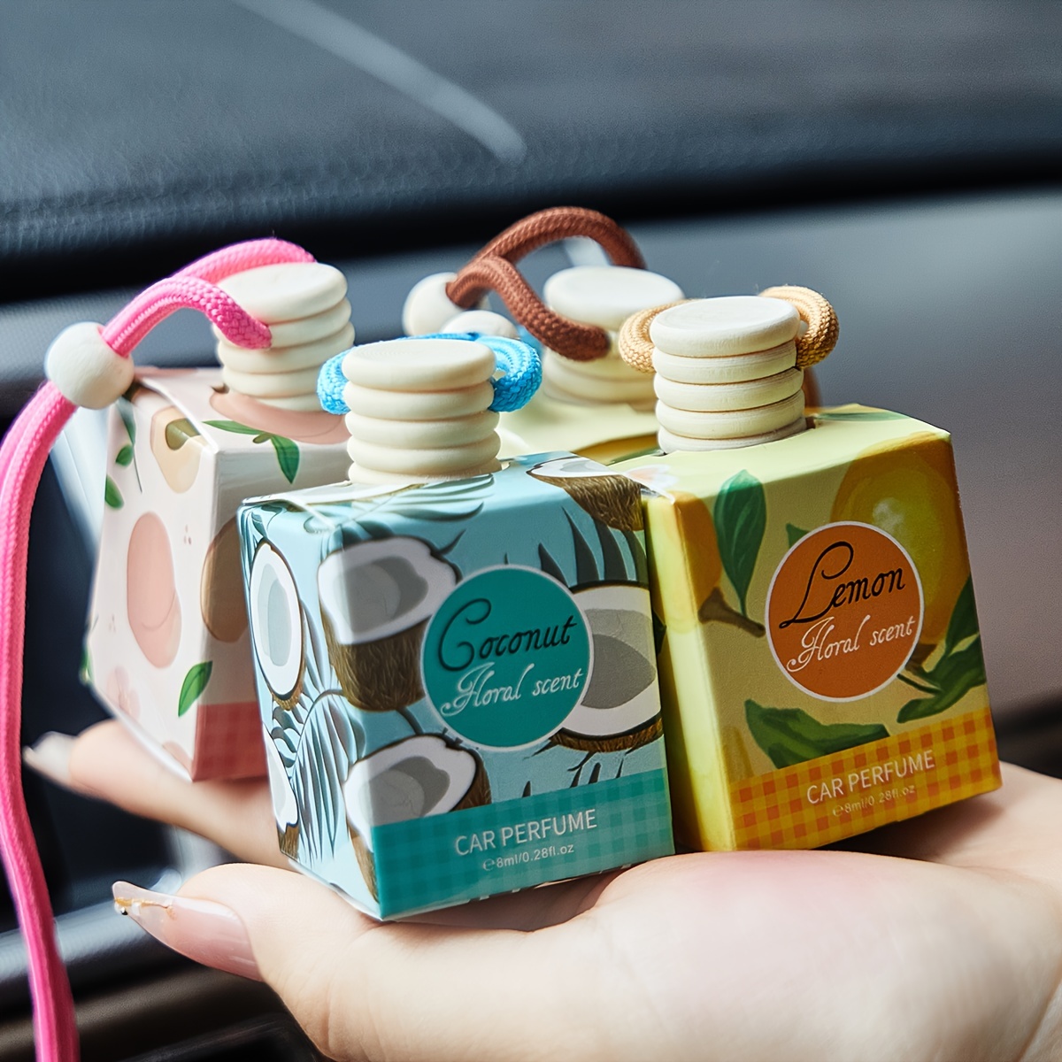 Home Bathroom Freshener - Car Air Freshener, Long Lasting Fragrance,