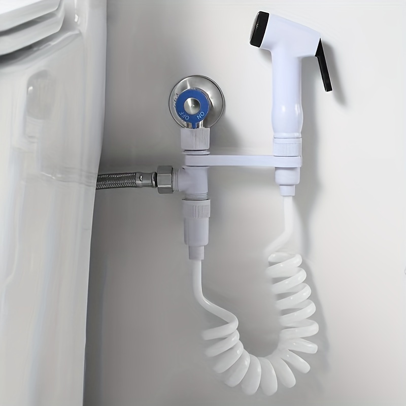 Plunger Toilet - 1set White Handheld Bidet Sprayer For