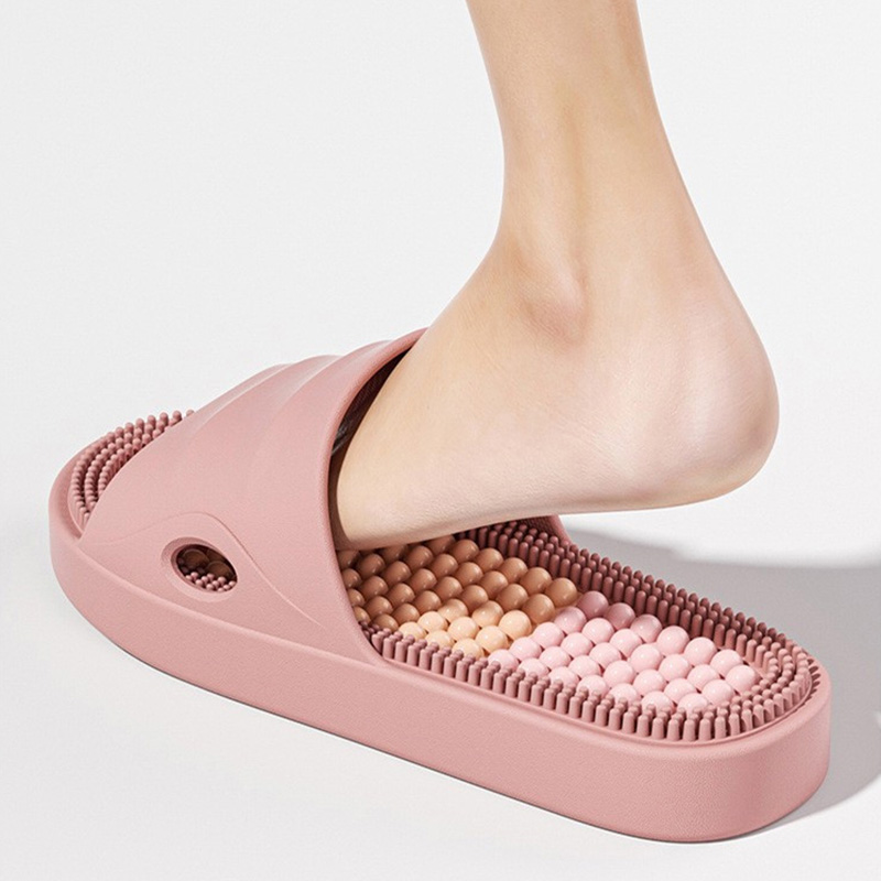 Home Outdoor Bathroom - Summer Women Men Massage Slippers Soft