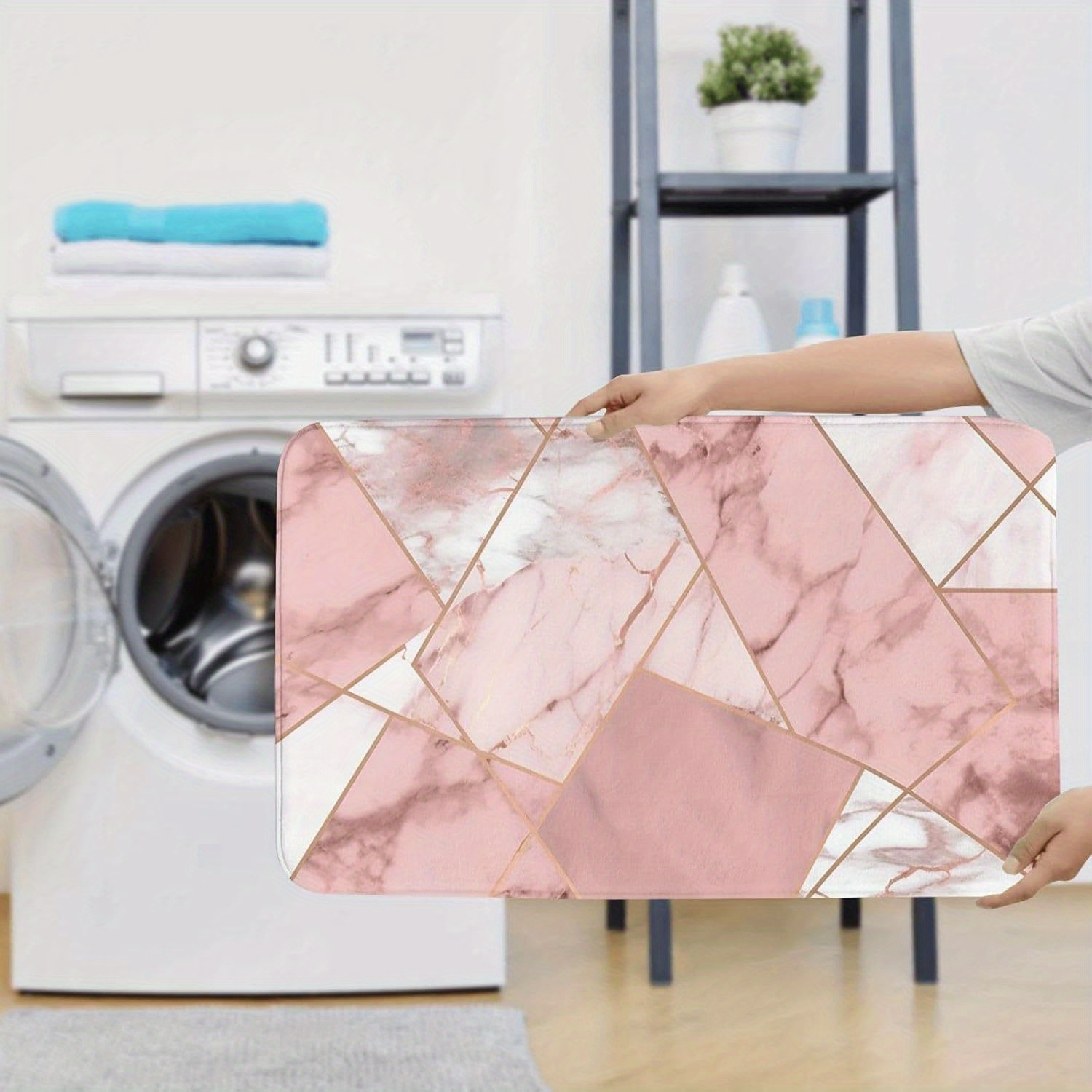 Luxury Marble Bathroom Mat Set - Home Made Bathroom Vanity 评论和价格