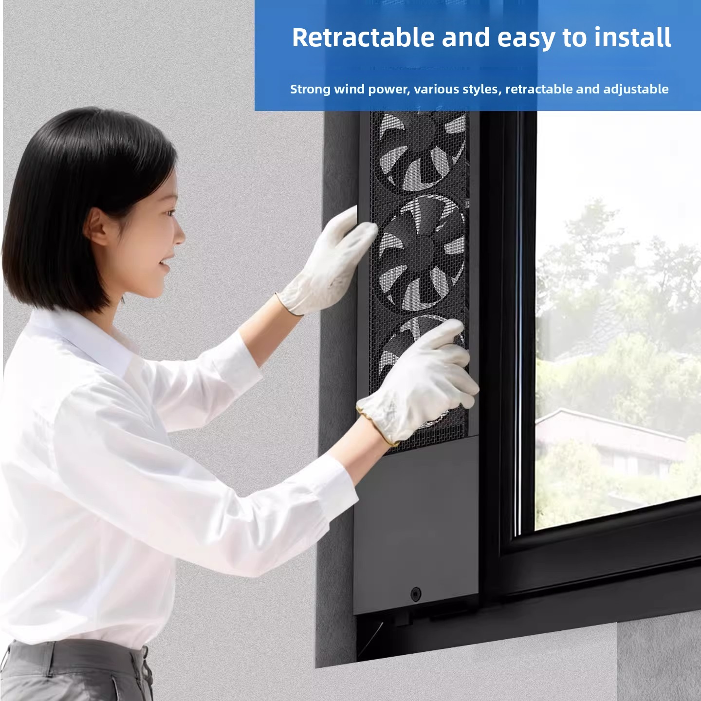 Window Exhaust Fan No Drilling - Home Bathroom Window 评论和价格