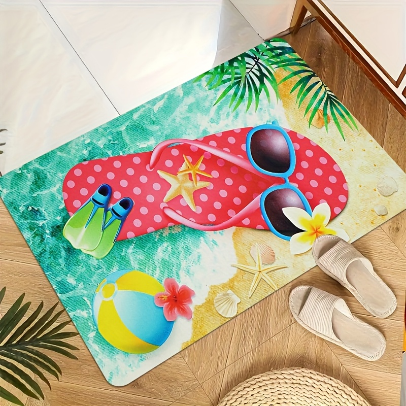 Hello Gorgeous Doormat Red Hig - Home Made Bathroom Vanity 评论和价格
