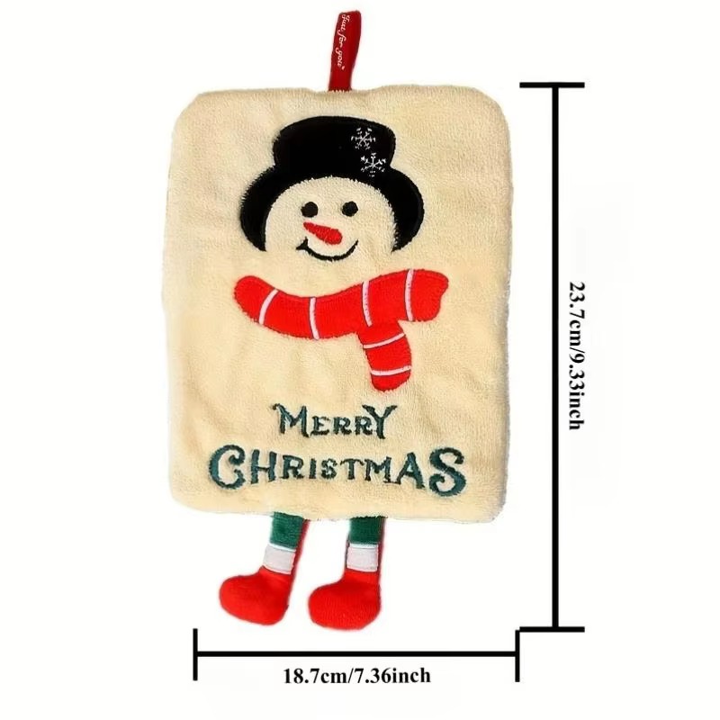 Xmas Hanging Hand Towel Coral  - Home Bathroom Design 评论和价格
