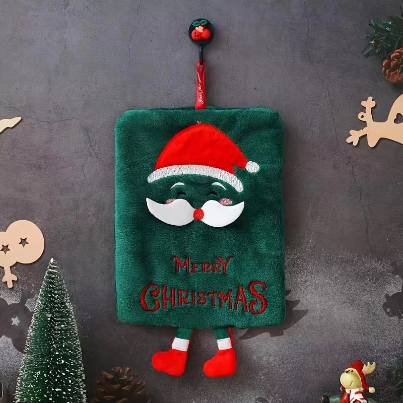 Xmas Hanging Hand Towel Coral  - Home Bathroom Design 评论和价格