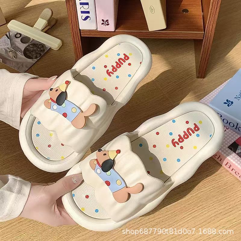 Cartoon Hot Dog Slippers for W - Home Outdoor Bathroom 评论和价格