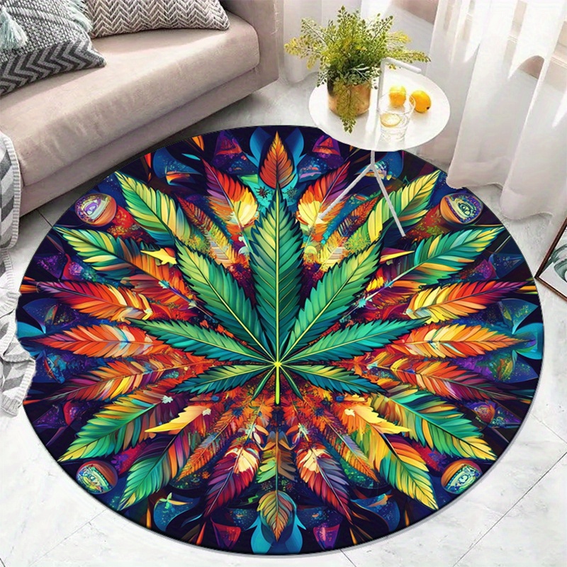 Colorful Feather Mandala Round - Home Bathroom Door Design 评论和价格