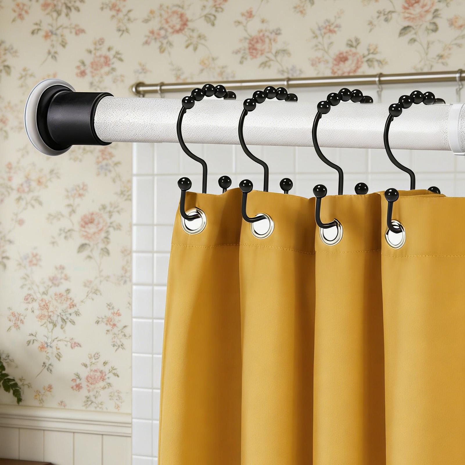 Shower Hooks 12 Pieces Double  - Home Bathroom Window 评论和价格