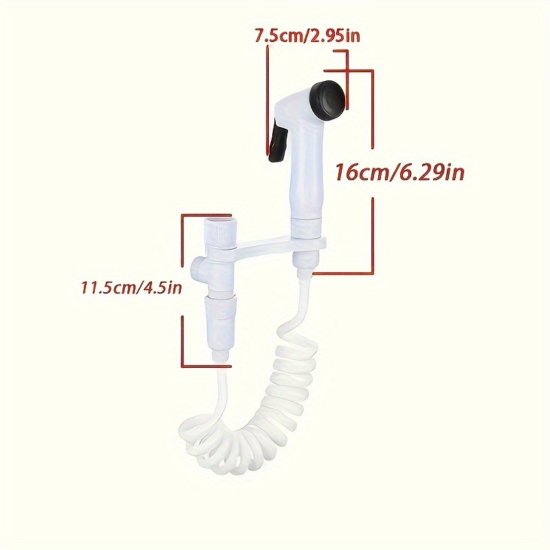 1set White Handheld Bidet Spra - Plunger Toilet 评论和价格