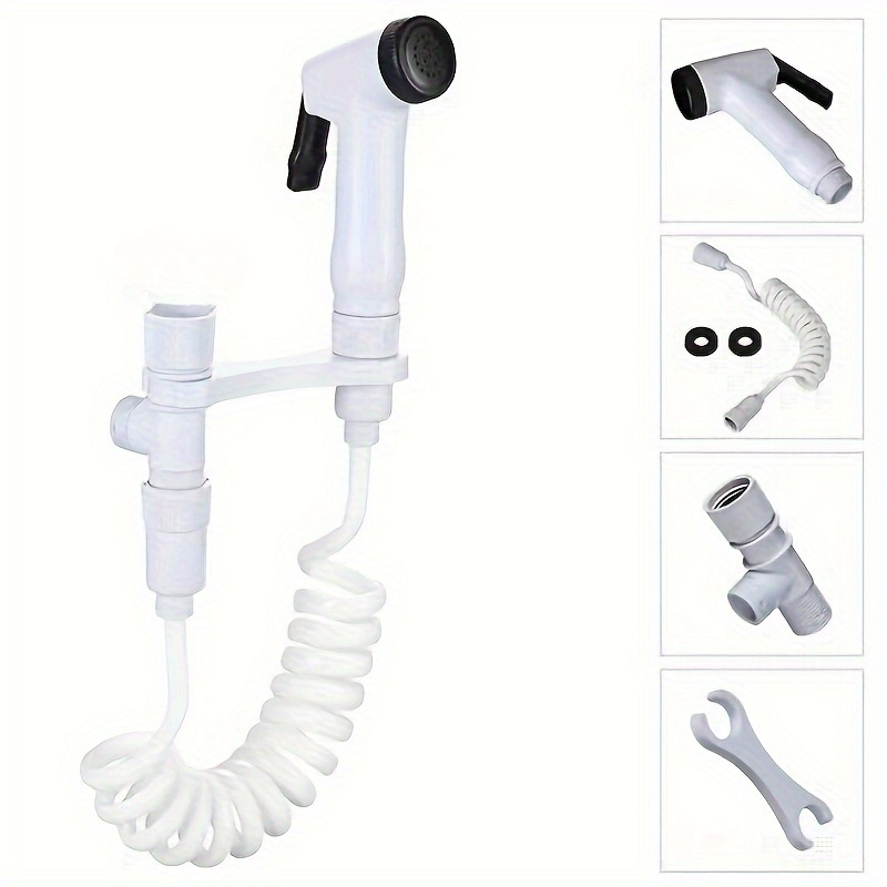 1set White Handheld Bidet Spra - Plunger Toilet 评论和价格