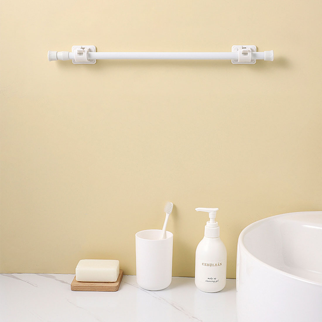 Multi purpose spring loaded te - Home Bathroom Window 评论和价格