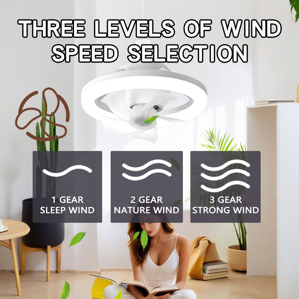 360°Rotating E27 Ceiling Fan B - Home Bathroom Ventilation 评论和价格