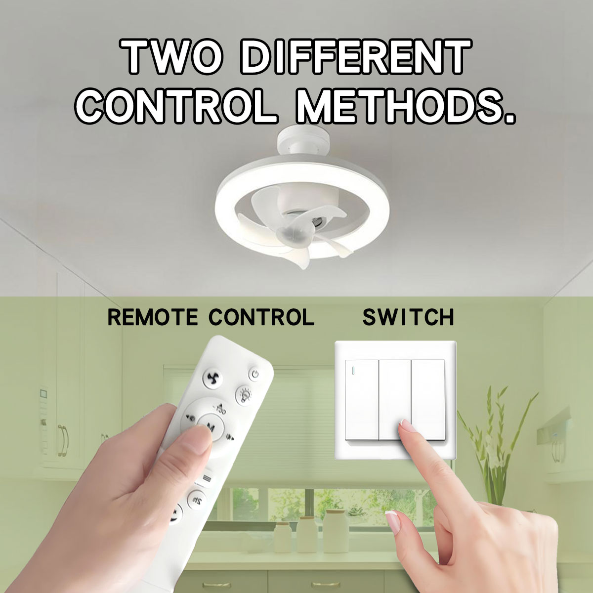 360°Rotating E27 Ceiling Fan B - Home Bathroom Ventilation 评论和价格