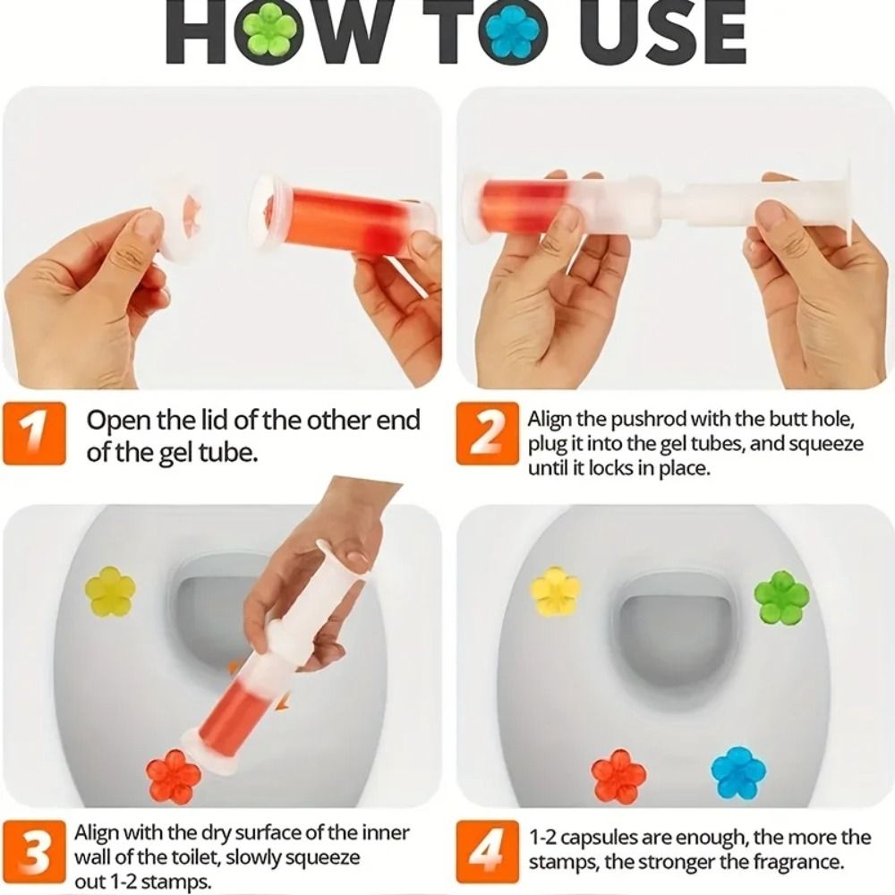 2024 Aroma Flower Toilet Clean - Home Bathroom Freshener 评论和价格