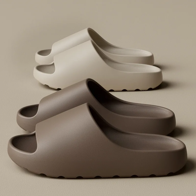 Man Slippers 45 Size EVA Soft- - Home Bathroom Design 评论和价格