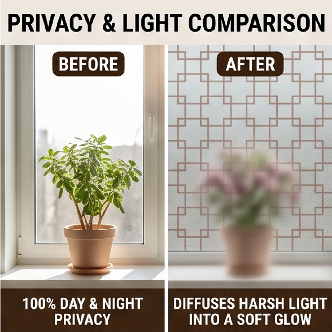 Oriental Lattice Square Printe - Home Bathroom Window 评论和价格