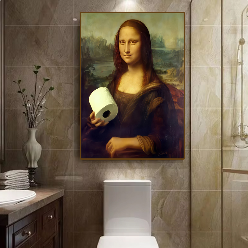 1pc Funny Abstract Bathroom To - Home Bathroom Design 评论和价格
