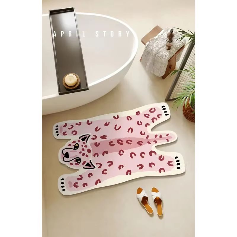 VIKAMA Ins Light Pink Leopard  - Home Made Bathroom Vanity 评论和价格