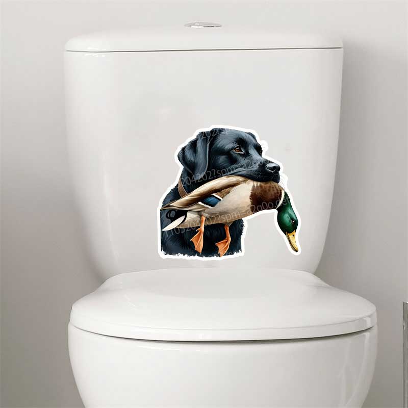 Funny Yellow Labrador Retrieve - Home Bathroom Window 评论和价格