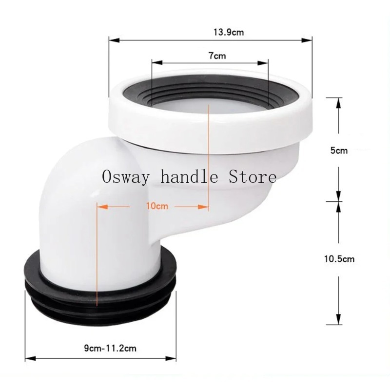 2/5/10cm Offset Toilet WC Misa - Plunger Toilet 评论和价格