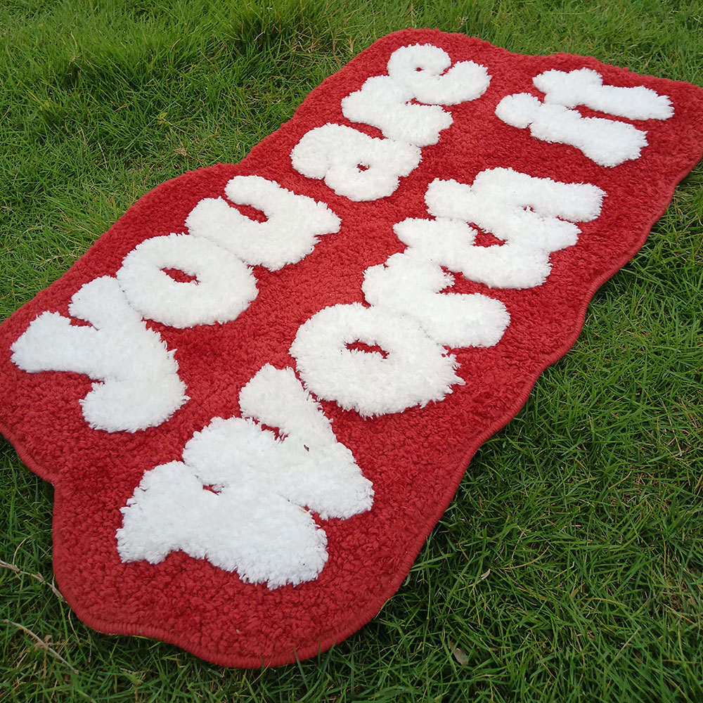 Non-Slip Carpet with Letter Pa - Home Bathroom Door Design 评论和价格