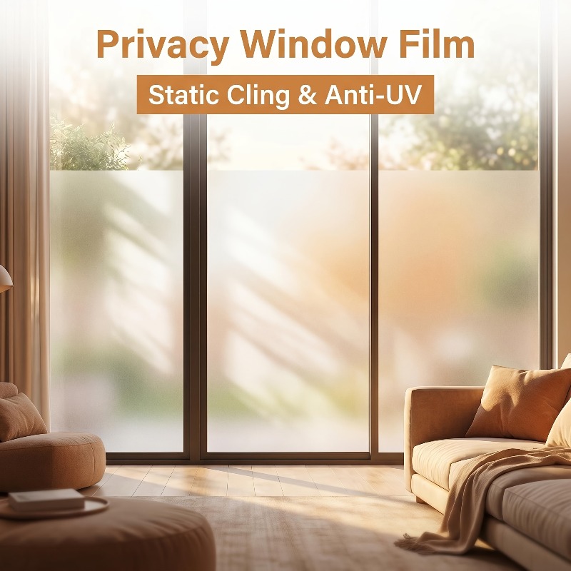Pure White Frosted Privacy Win - Home Bathroom Window 评论和价格