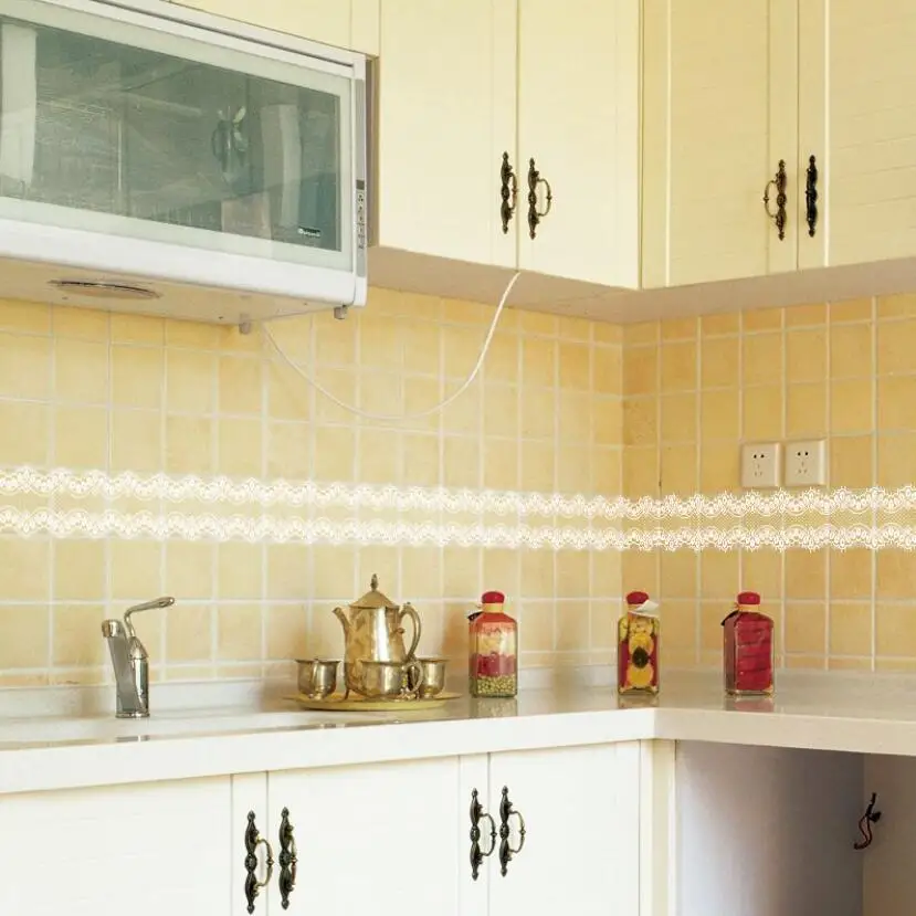 Sweet Lace Design Wallpaper Bo - Home Bathroom Window 评论和价格