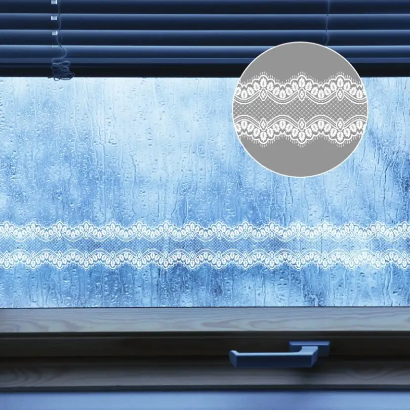 Sweet Lace Design Wallpaper Bo - Home Bathroom Window 评论和价格