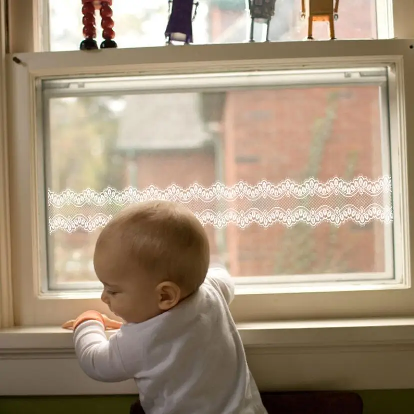 Sweet Lace Design Wallpaper Bo - Home Bathroom Window 评论和价格