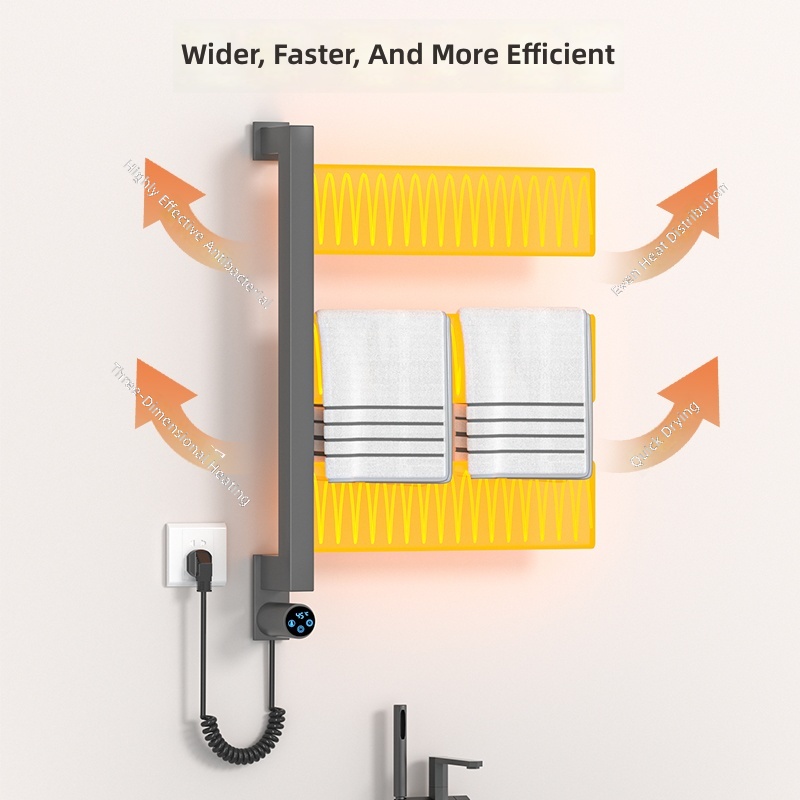 Vertical Wall-mounted 3 Bars E - Home Bathroom Design 评论和价格